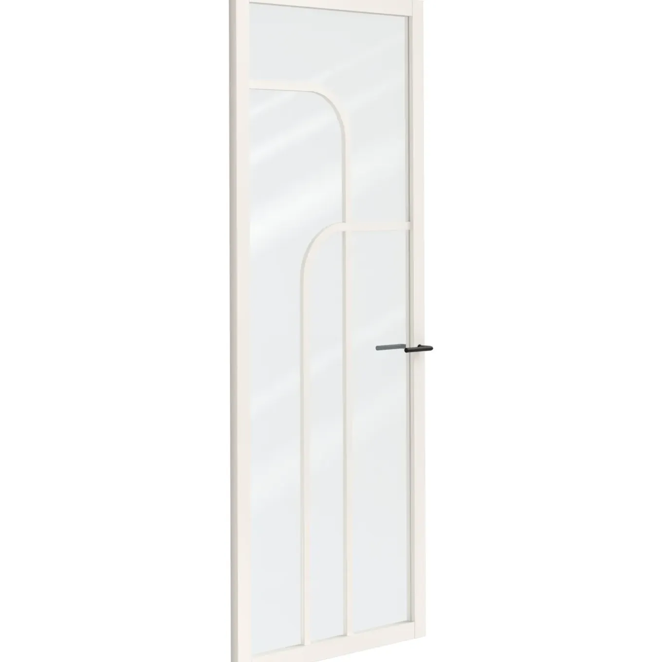 CanDo Binnendeur Elegant Flow 2C05 - Wit - Gegrond - Stomp - 83x231,5cm