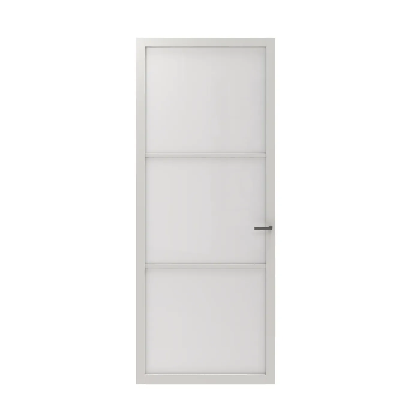 CanDo Binnendeur Elegant Original 2D02 - Zuiver wit - Gegrond - Opdek - Rechts - 83x211,5cm