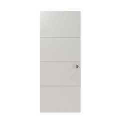 CanDo Binnendeur Groove Original BA01 - Zuiver wit - Gelakt - Opdek - Links - 83x201,5cm