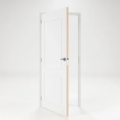 CanDo Deur-Kozijn Combinatie Panel 2A02 - Wit - Gegrond - Stomp - Links - 78x211,5cm - 56x90cm