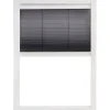 CanDo Duo-Plissé hor Dakraam Premium - 78x160cm - Wit