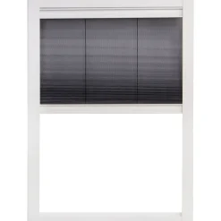 CanDo Duo-Plissé hor Dakraam Premium - 134x160cm - Wit