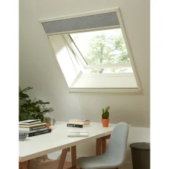 CanDo Duo-Plissé hor Dakraam Standard - 81x101cm - Wit
