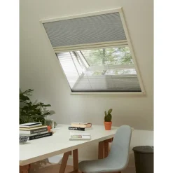 CanDo Duo-Plissé hor Dakraam Standard - 81x101cm - Wit