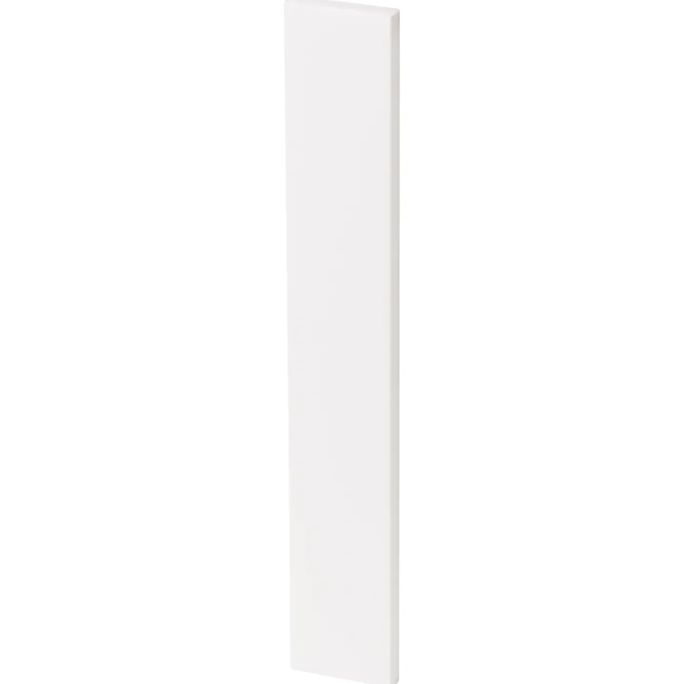 CanDo Eindstuk Plint - Wit - Kunststof - 24cm - 13x105mm - Multipack 4 Stuks