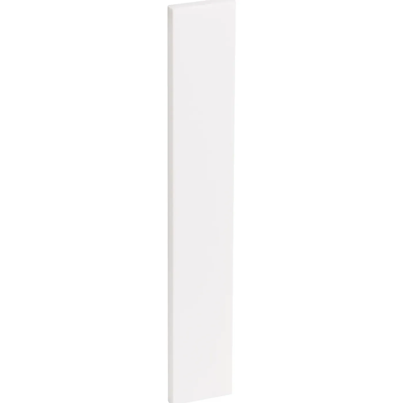 CanDo Eindstuk Plint - Wit - Kunststof - 24cm - 13x105mm - Multipack 4 Stuks