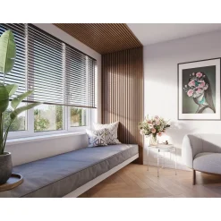 CanDo lattenwand Decowall Acoustic - Walnoot - 260x30cm - 2 stuks
