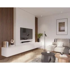 CanDo lattenwand Decowall Acoustic - Walnoot - 260x30cm - 2 stuks