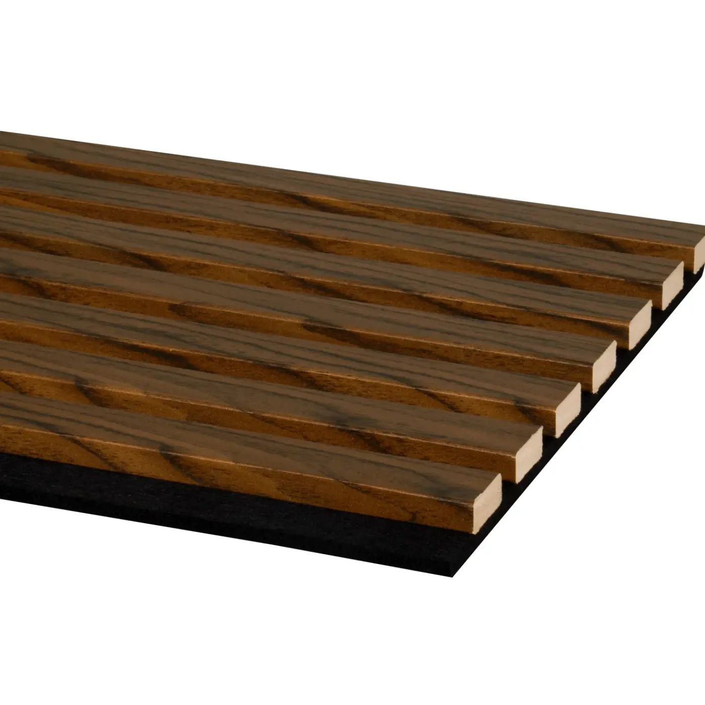 CanDo lattenwand Decowall Acoustic - Walnoot - 260x30cm - 2 stuks