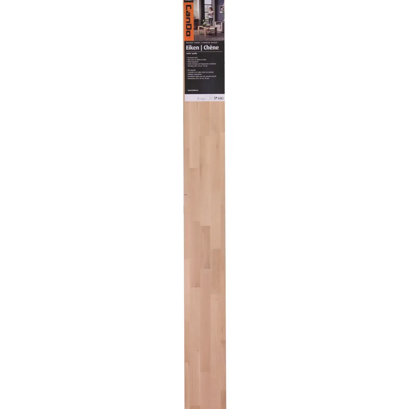 CanDo Massief Timmerpaneel - Eiken - 200x20cm - 18mm