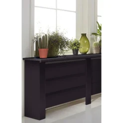 CanDo Mix & Match radiatorbekleding zwart 100x20cm