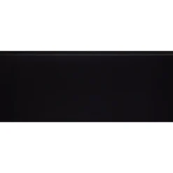 CanDo Muurplint Blok - Zwart - MDF - Folie - 240cm - 12x120mm