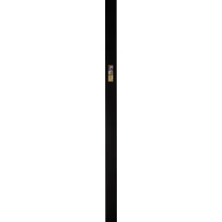 CanDo Muurplint Blok - Zwart - MDF - Folie - 240cm - 12x120mm