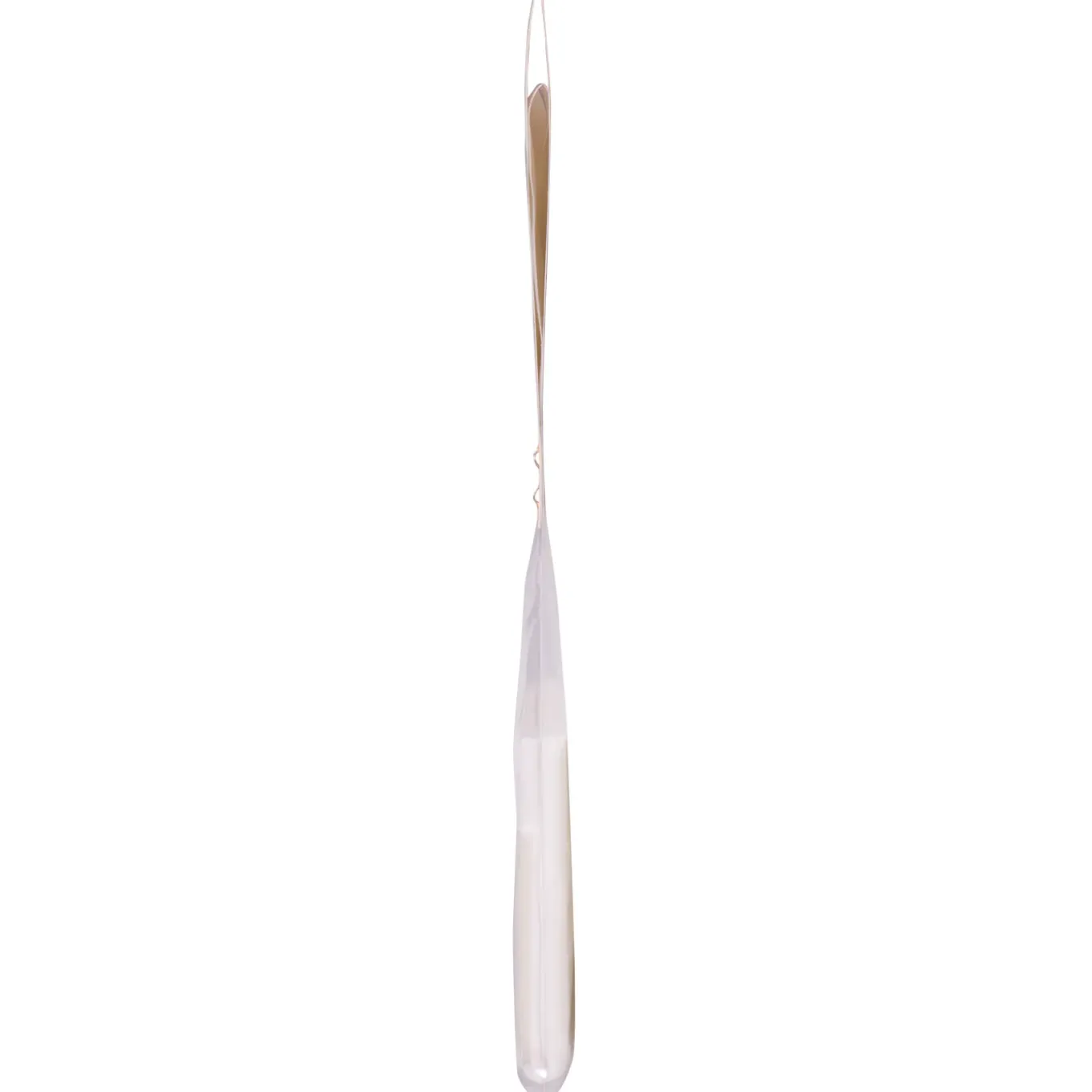 CanDo Plintclips - Wit - Kunststof - 23cm - 1,2x16,2mm - 2 Stuks