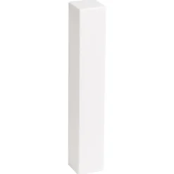 CanDo Plint Hoekstuk Wit - Kunststof - 23,5cm - 39x104mm