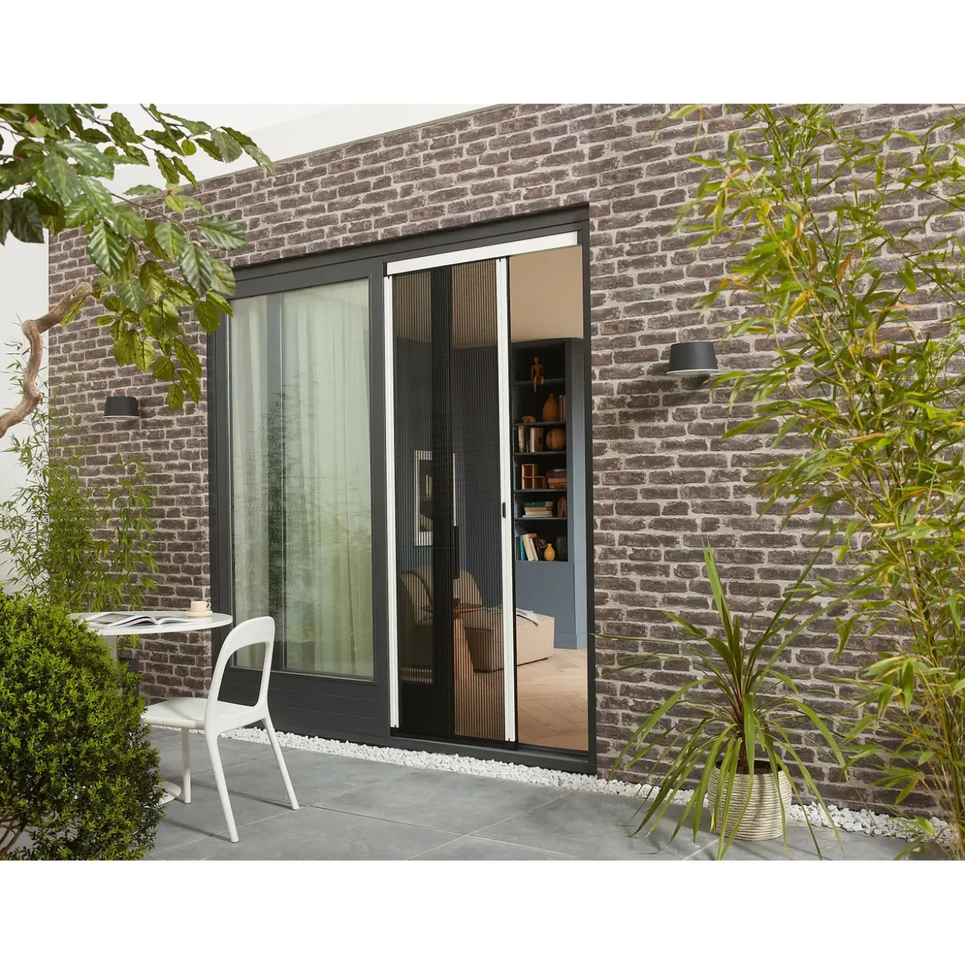 CanDo Plisséhordeur Premium - 96x215cm - Wit