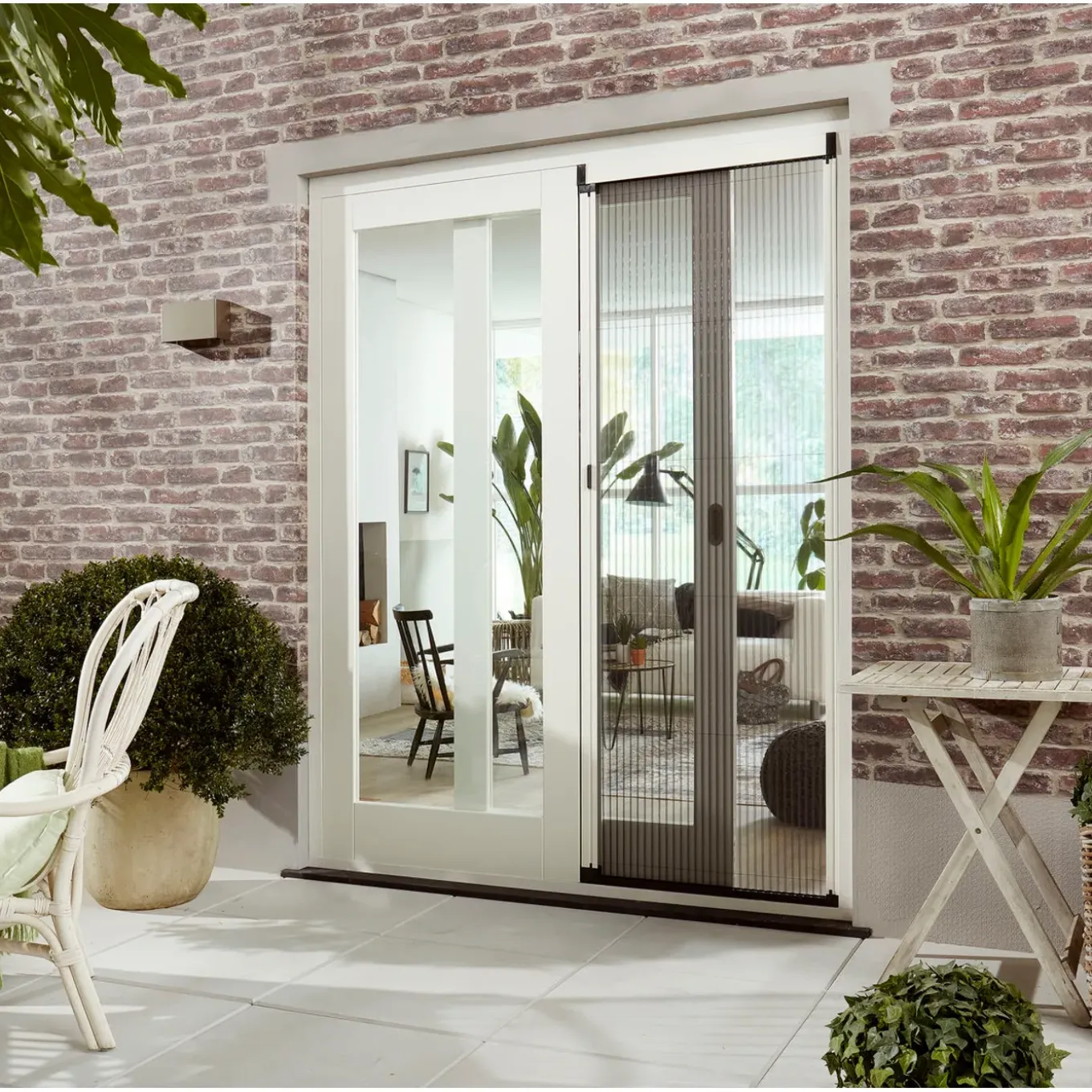 CanDo Plisséhordeur Premium - 96x230cm - Wit