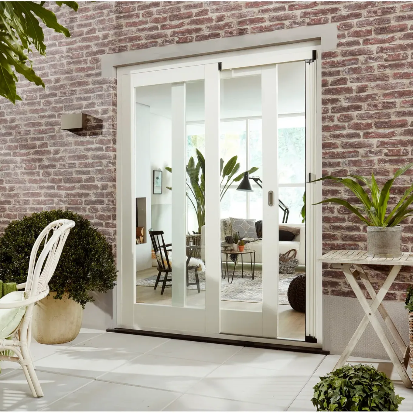 CanDo Plisséhordeur Premium - 96x200cm - Wit