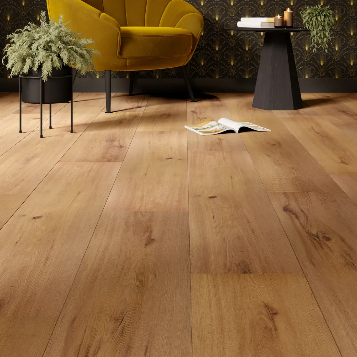 CanDo PVC Vloer Create Plank XB - Tropisch Eiken - 4-zijdige Micro V-groef - 5mm - 2,292m²