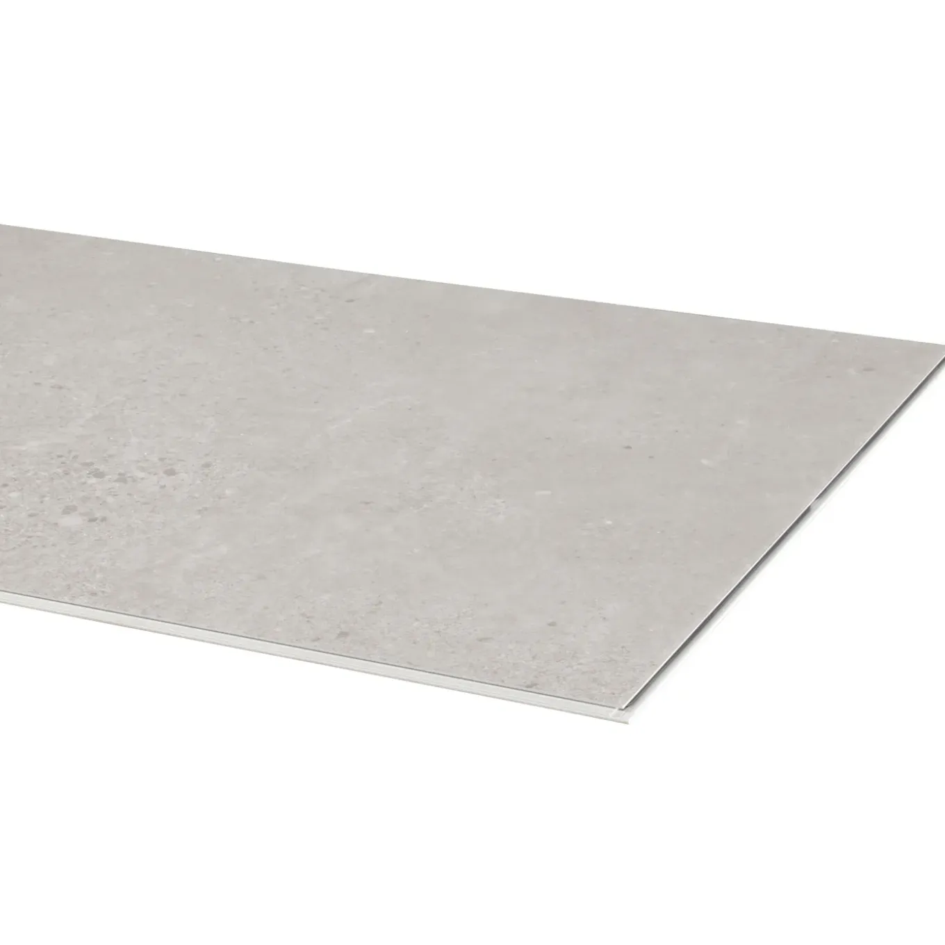 CanDo PVC Vloertegel Silent Tegel XL Oase Steen - Midden Grijs - 4-zijdige Micro V-groef - 6,3mm - 2,088m²