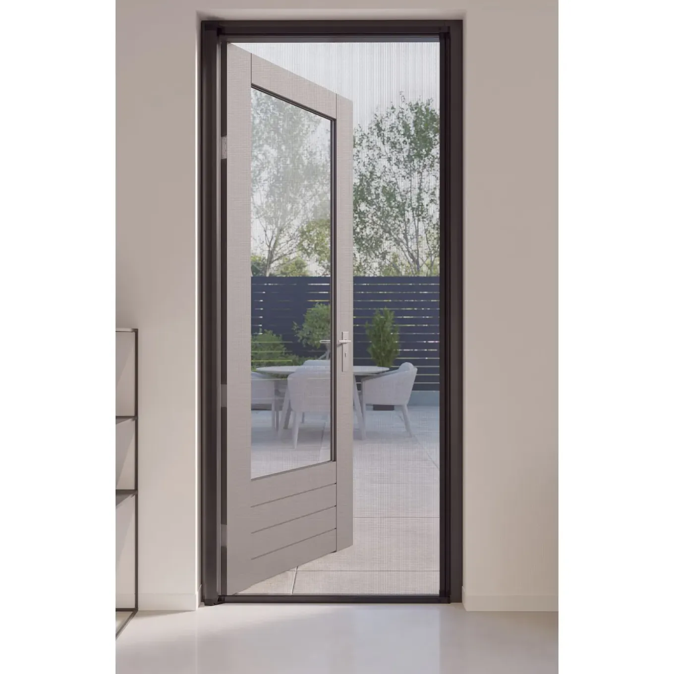CanDo Rolhordeur Comfort - 110x215cm - Zwart