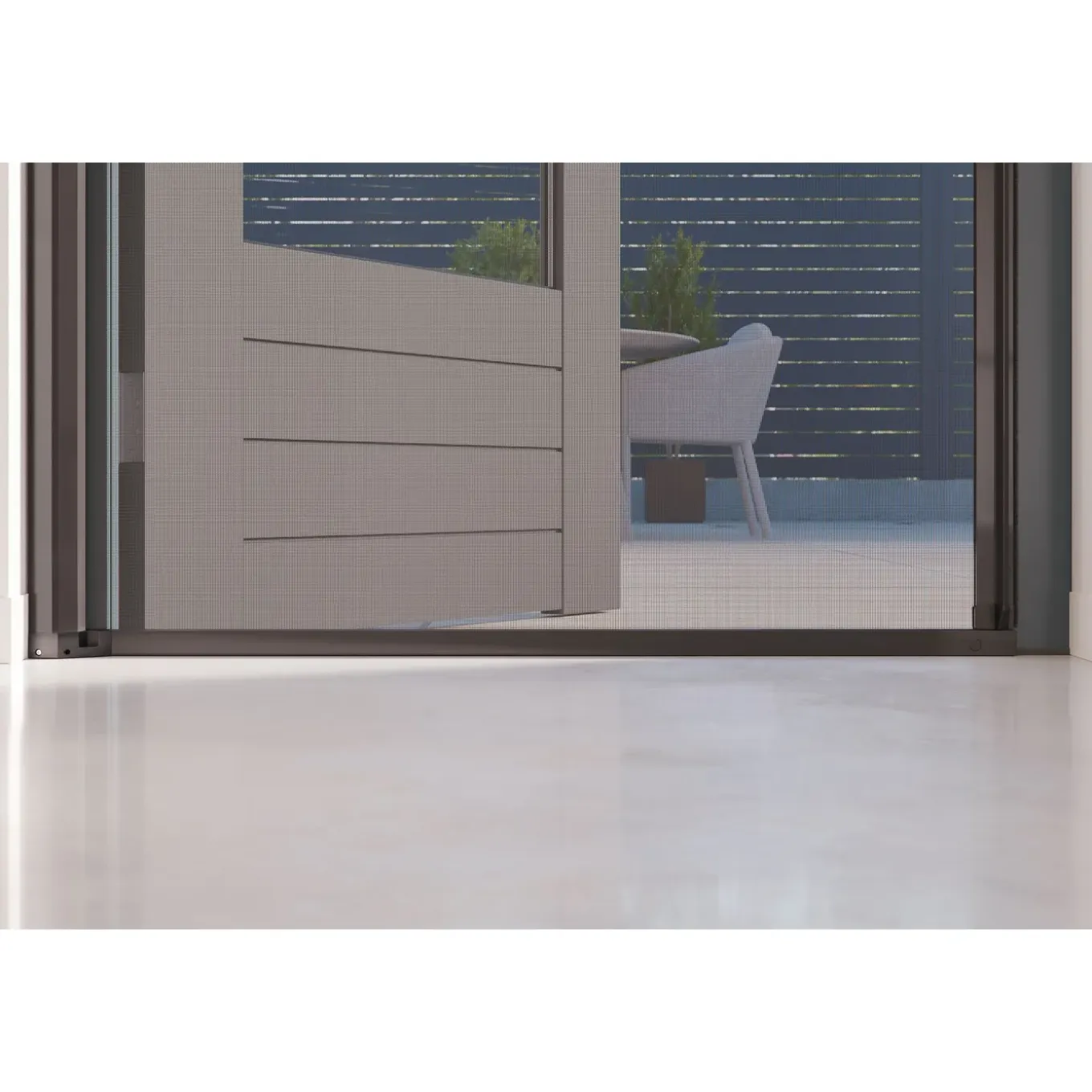 CanDo Rolhordeur Comfort - 110x215cm - Zwart