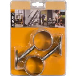 CanDo trapleuninghouder Rotterdam - RVS-look - 2 stuks