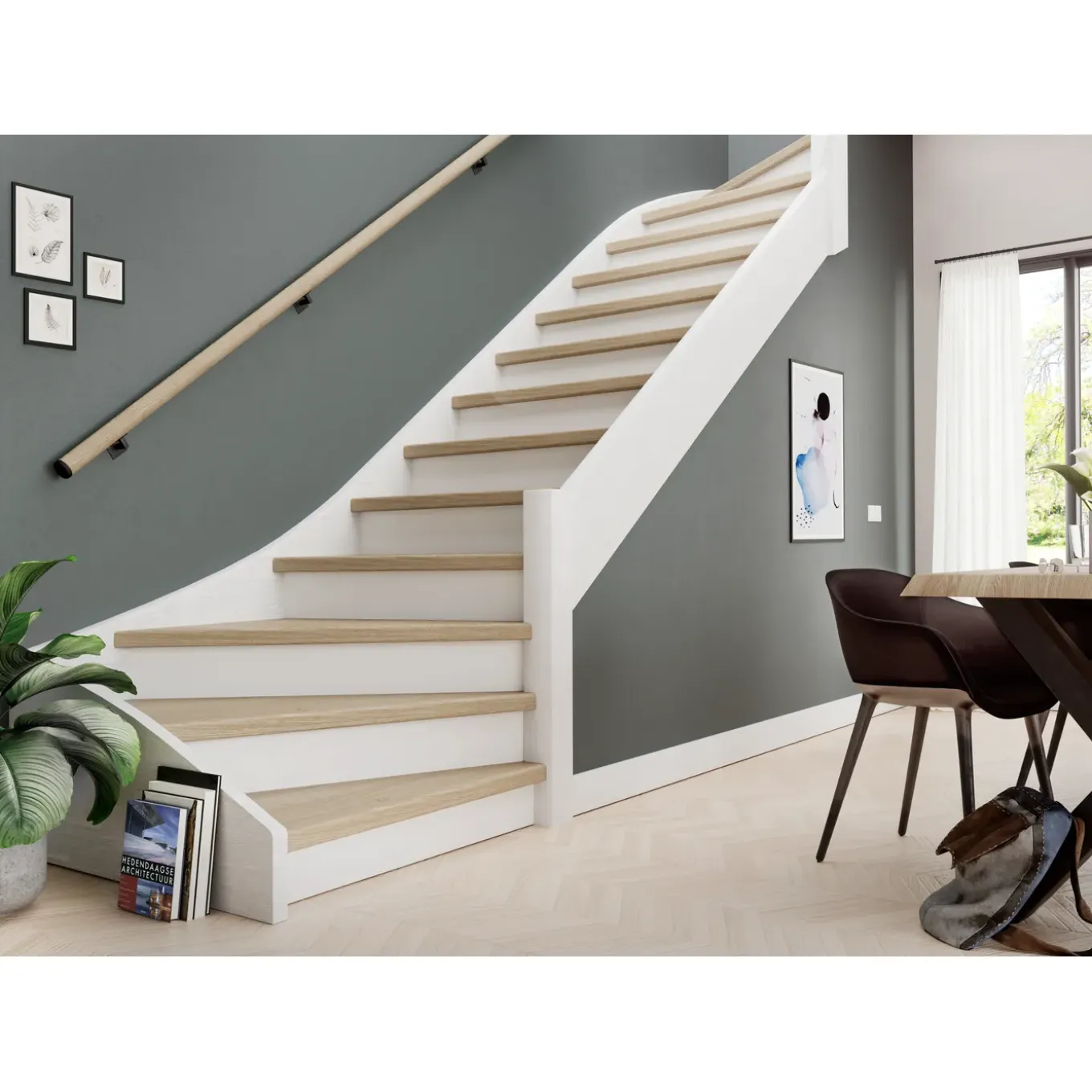CanDo Traprenovatie Overzettrede - Licht Eiken - Laminaat - 100x30cm