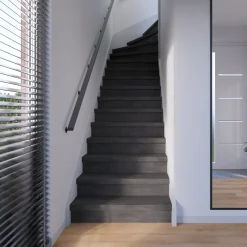 CanDo Traprenovatie Overzettrede - Beton Antraciet - Laminaat - 100x30cm