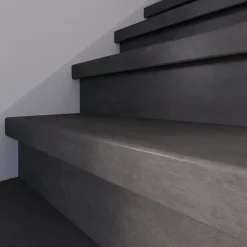 CanDo Traprenovatie Overzettrede - Beton Antraciet - Laminaat - 100x30cm