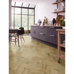 CanDo Visgraat PVC Vloer Create - Klassiek Eiken - 4-zijdige Micro V-groef - 5mm - 1,875m²