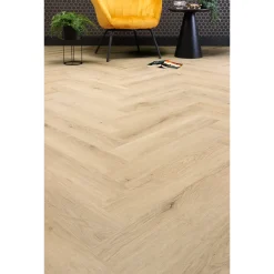 CanDo Visgraat PVC Vloer Create - Klassiek Eiken - 4-zijdige Micro V-groef - 5mm - 1,875m²