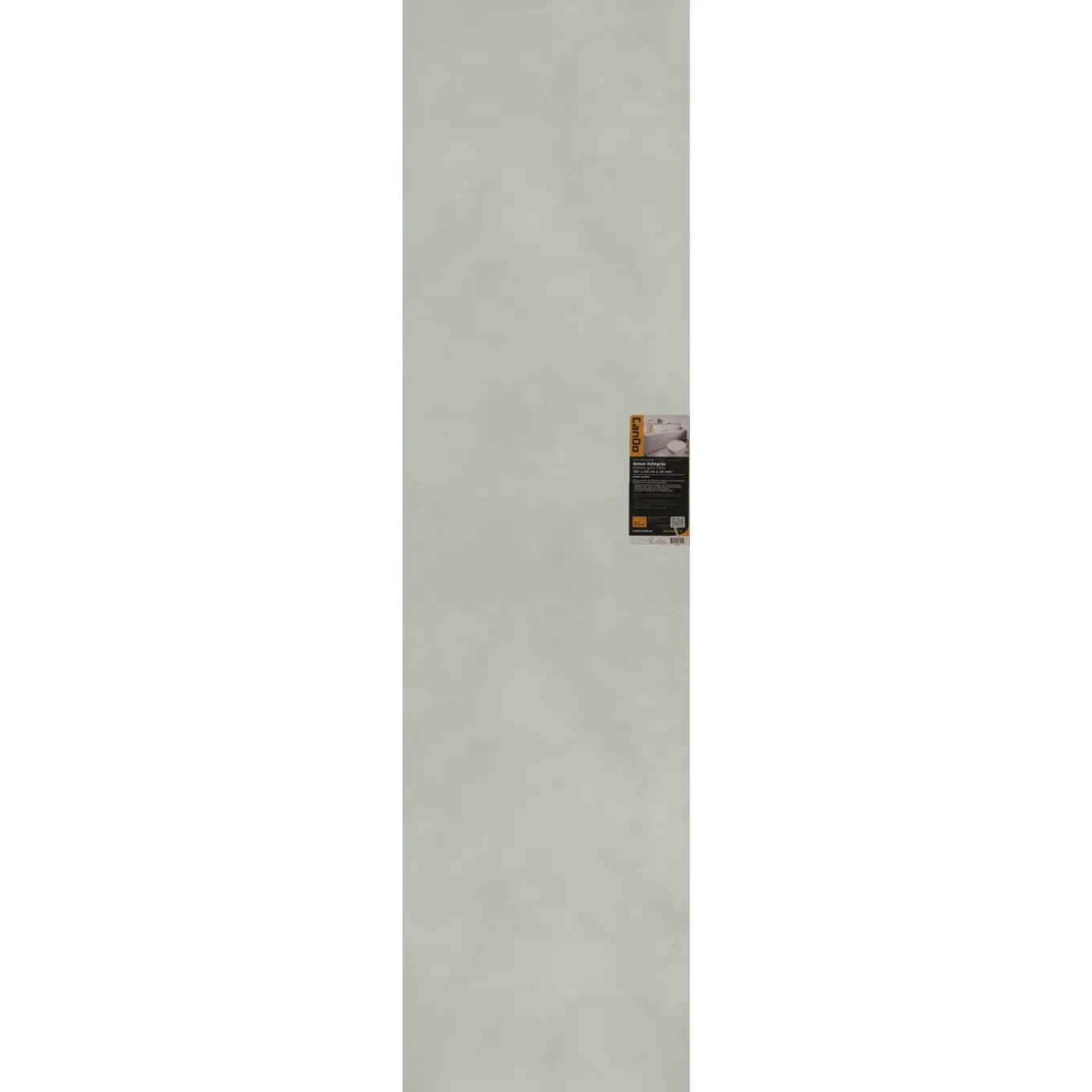 Cando - Werkblad - Aanrechtblad - Beton lichtgrijs - 302x60x2,8cm