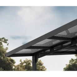 Canopia Carport Sydney dubbel boog zwart 572x586cm