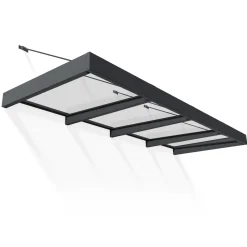 Canopia deur- en veranda-uitvalscherm Sophia XL transparant 379x140x67cm
