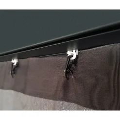 Canopia gordijnen grijs voor prieel Dallas 435x212cm