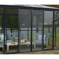 Canopia - Hordeurpakket voor Garda / Ledro / San Remo Tuin Chalet Grijs