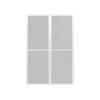 Canopia Hordeur San Remo - 137x204,8 cm - Wit - Aluminium