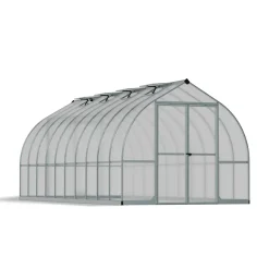 Canopia Tuinkas Bella 8x16 - Polycarbonaat - Zilver - 244x484x219cm