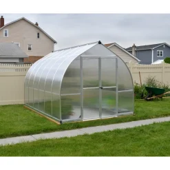 Canopia Tuinkas Bella 8x12 - Polycarbonaat - Zilver - 244x364x219cm