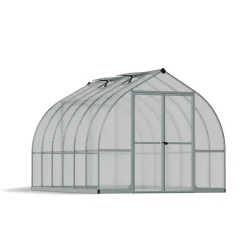 Canopia Tuinkas Bella 8x12 - Polycarbonaat - Zilver - 244x364x219cm