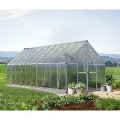 Canopia Tuinkas Essence 8x20 - Polycarbonaat - Transparant - 244x604x229cm