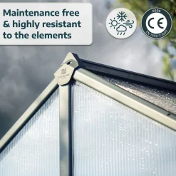 Canopia Tuinkas Glory Premium - Polycarbonaat 10mm - Grijs - 253x364x269cm