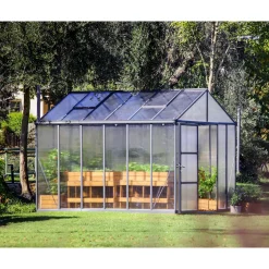 Canopia Tuinkas Glory Premium - Polycarbonaat 10mm - Grijs - 253x364x269cm