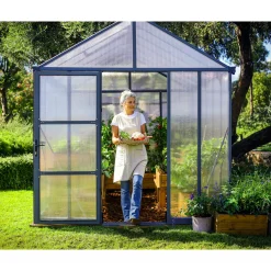 Canopia Tuinkas Glory 8x20 - Polycarbonaat 10mm - Grijs - 253x604x269 cm