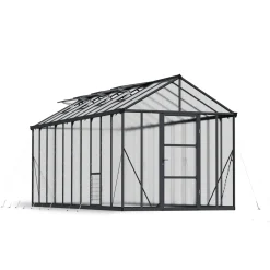 Canopia Tuinkas Glory 8x20 - Polycarbonaat 10mm - Grijs - 253x604x269 cm