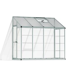 Canopia Tuinkas Lean To 8x4 - Hybride - Zilver - 244x124x225cm