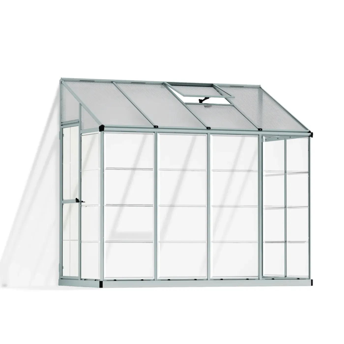 Canopia Tuinkas Lean To 8x4 - Hybride - Zilver - 244x124x225cm