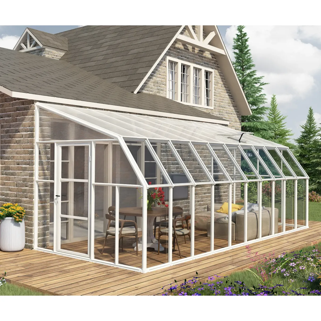 Canopia veranda Sun Room wit 632x257cm