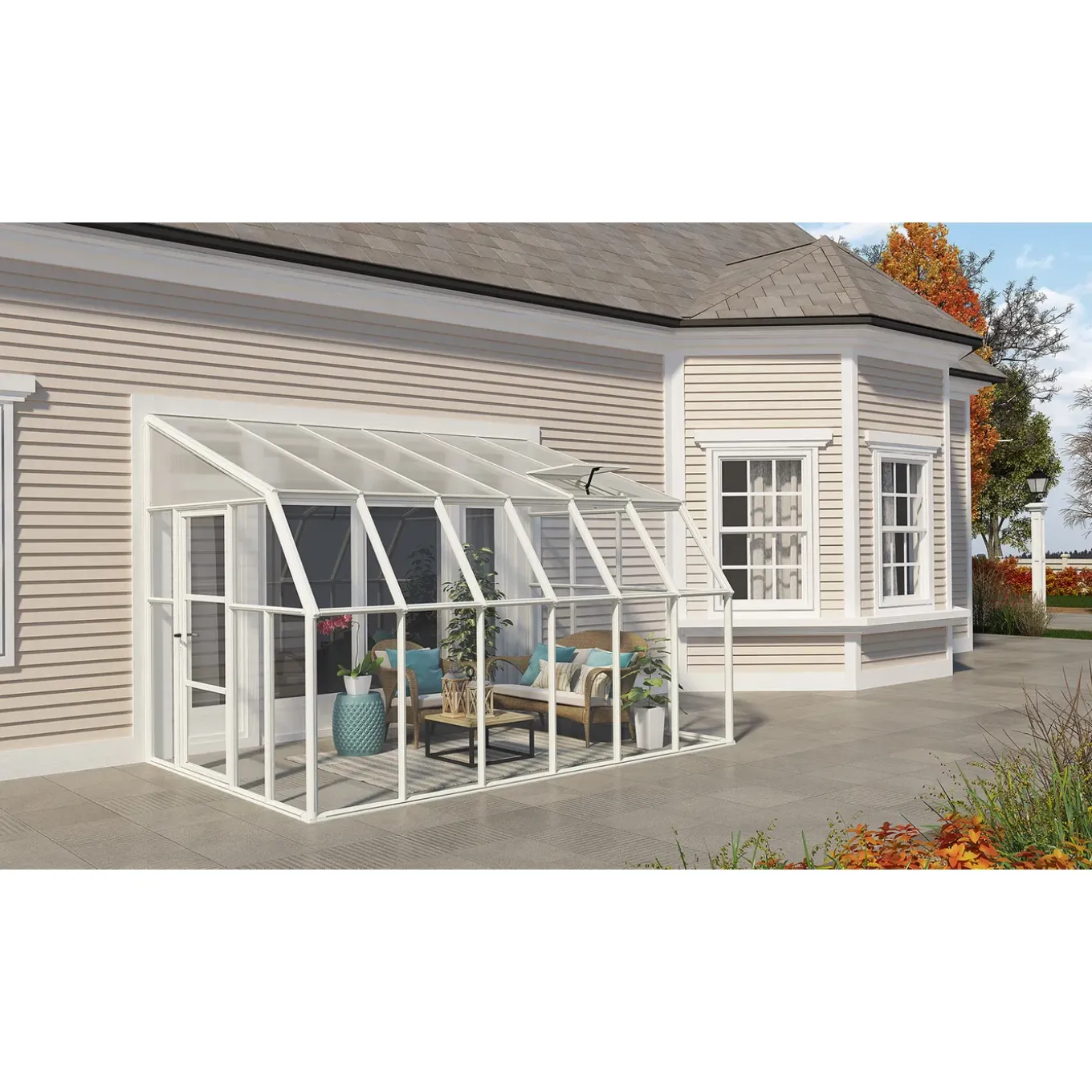 Canopia veranda Sun Room wit 384x257cm